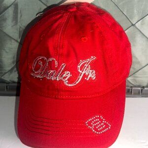 NWT Dale Jr. #8 Chase Authentic‎ Red Adjustable Racing Cap *DN3
